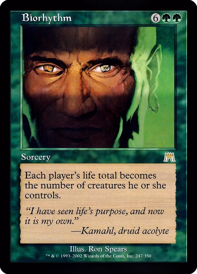 Magic: The Gathering card called Biorhythm