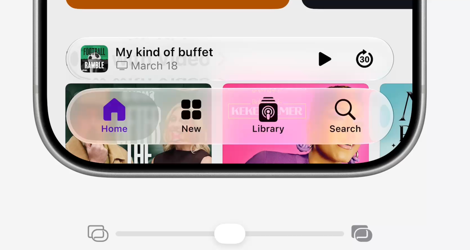 iOS 27 will come with a slider to adjust transparency levels in Liquid Glass.