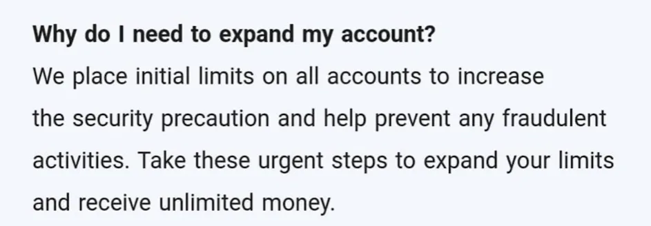 Another Scam Screenshot