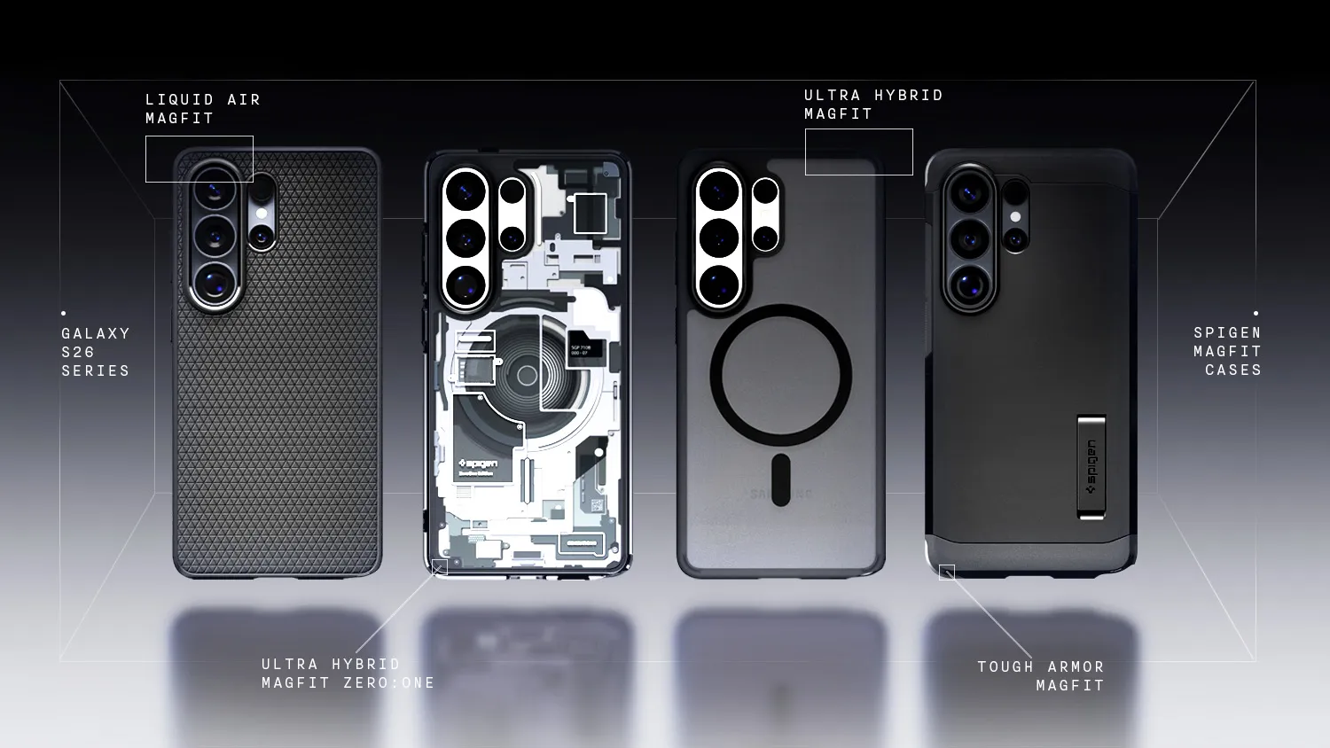Spigen Galaxy S26 cases together