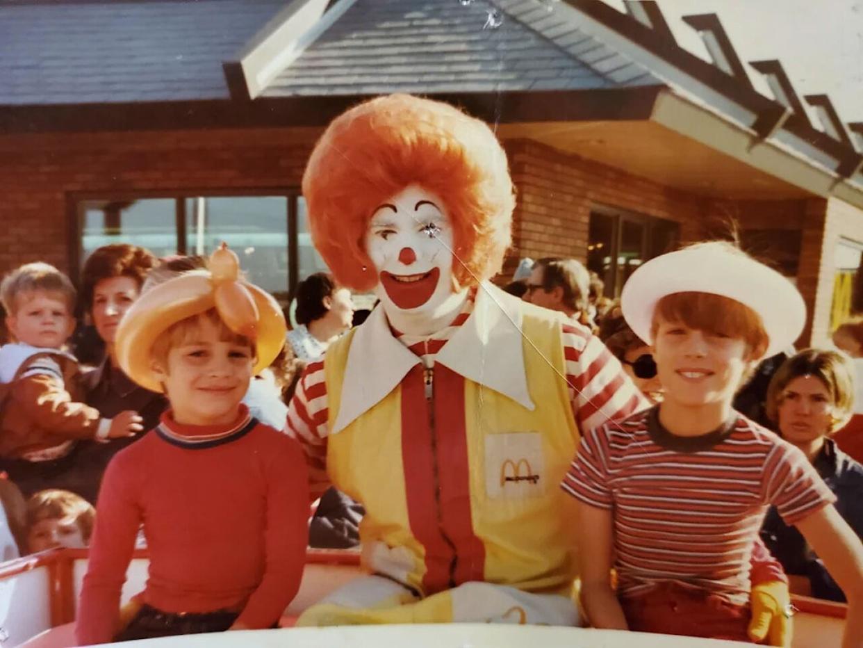 Kids with Ronald McDonald