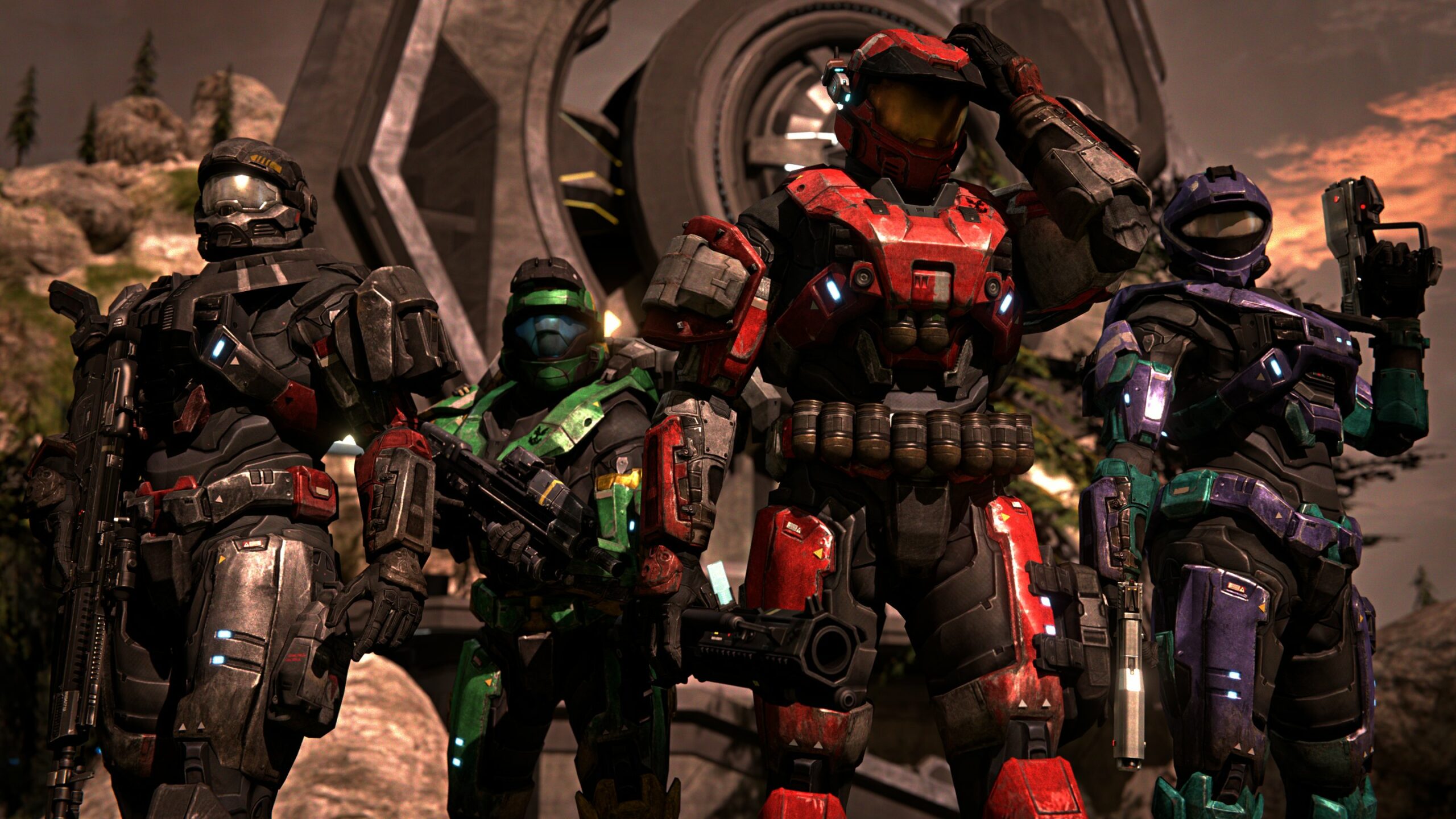 A mixed group of Spartans.