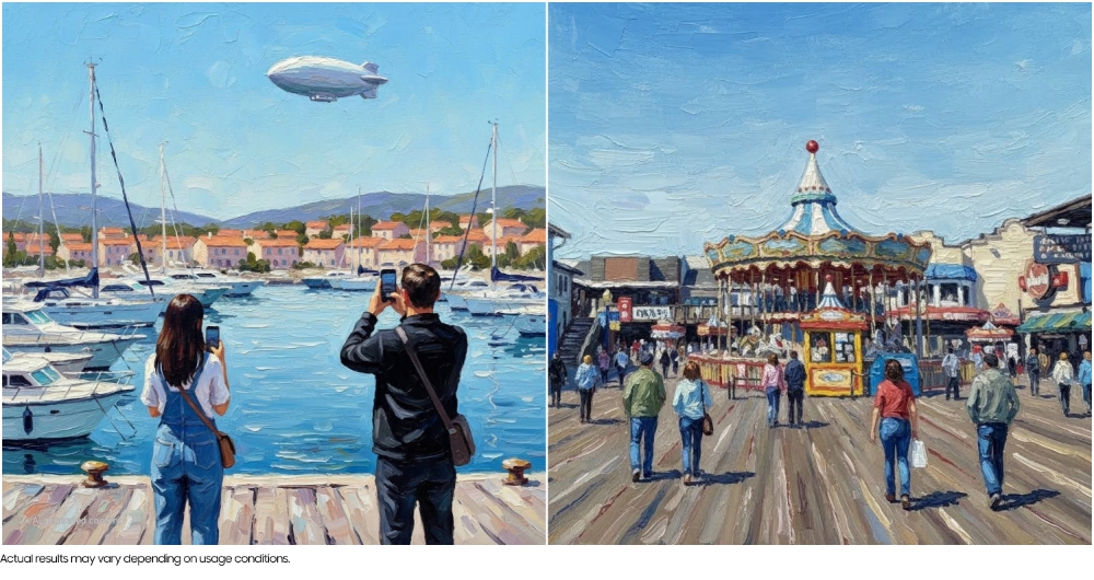 Artistic rendition produced using Creative Studio showcasing a San Francisco scene